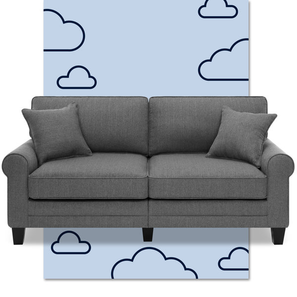 Millwork Holdings Serta Copenhagen 73" Rolled Arm Sofa & Reviews Wayfair